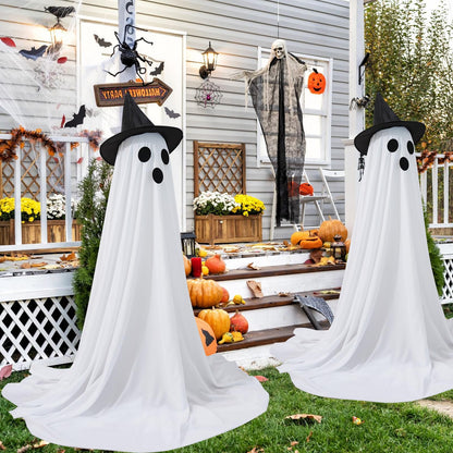 Hanging Ghost Halloween Decorations Outdoor Indoor Porch Yard Party Props