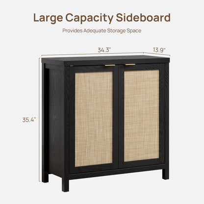 Rattan Sideboard with Storage
