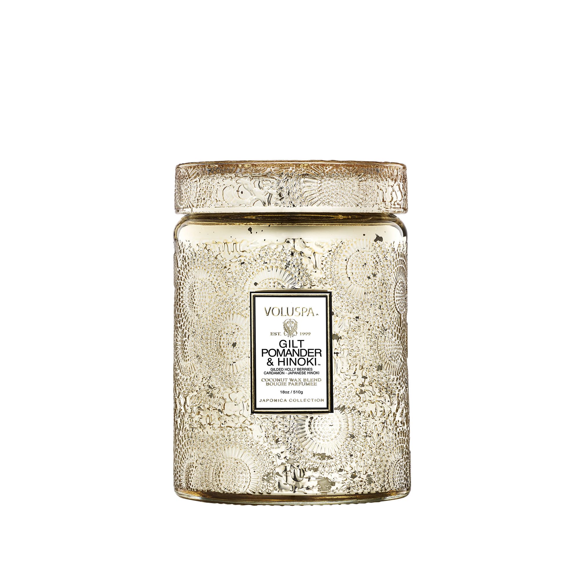 Luxury Scented Candle in Japonica Jar with Coconut Wax and Long Burn Time Vegan Home Decor