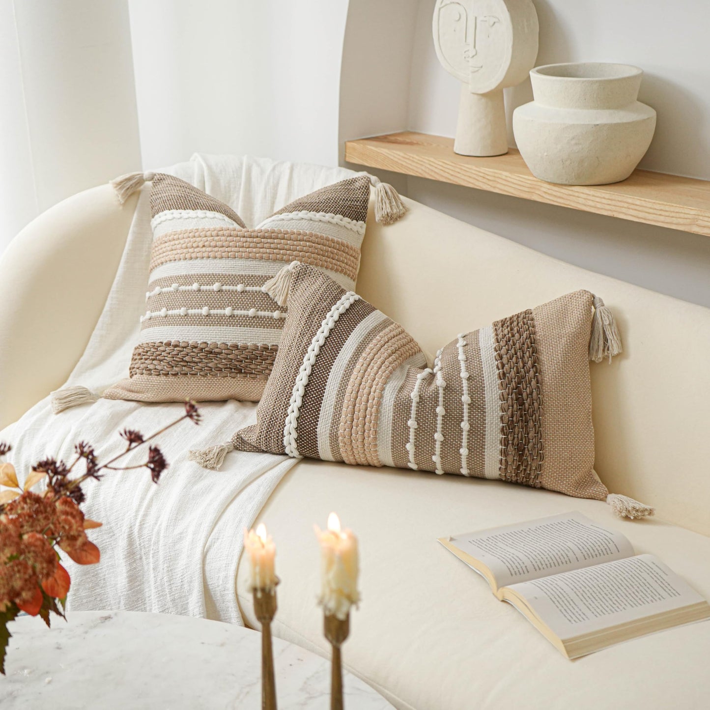 BlissBlush Colorful Pillow Cover