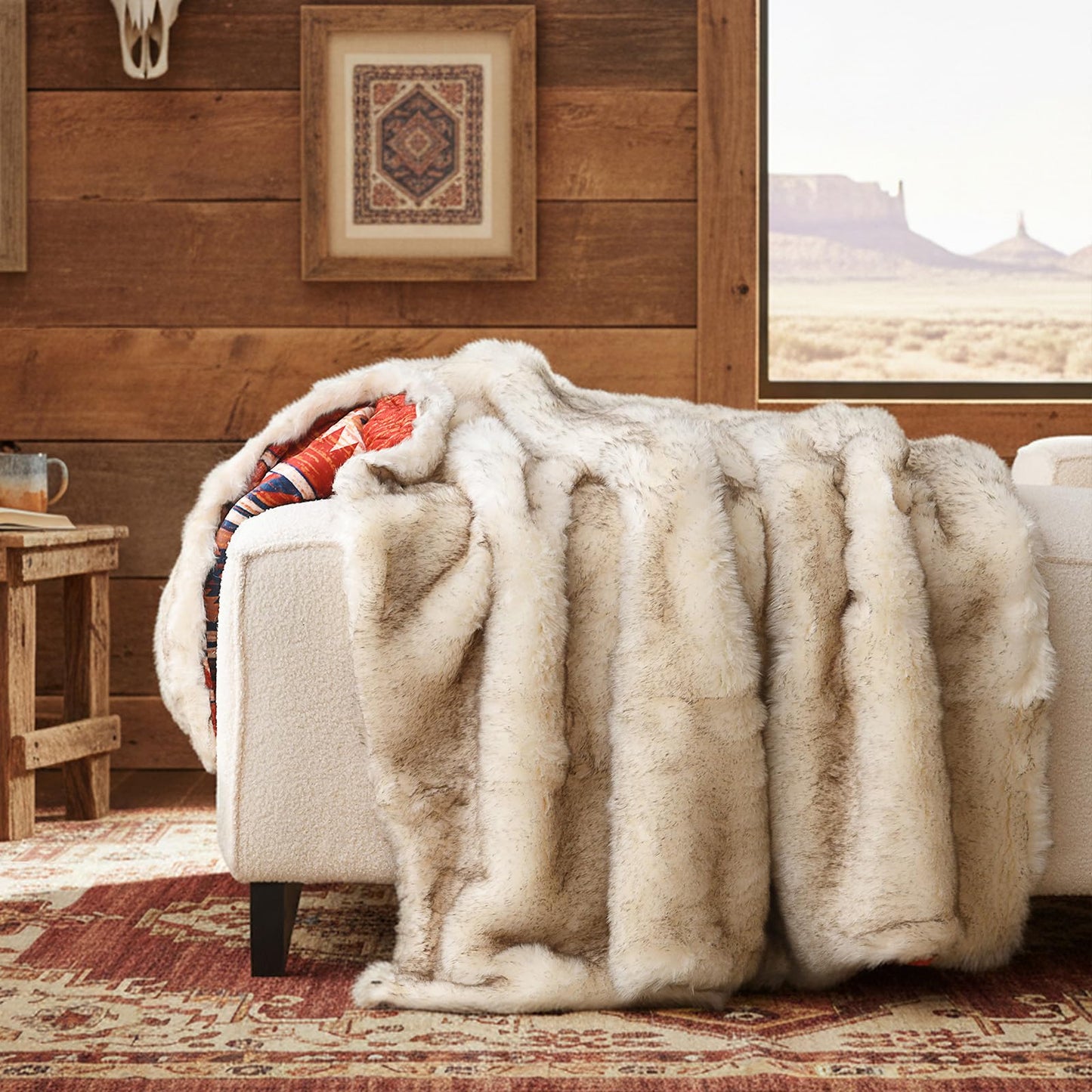 HORIMOTE HOME Faux Fur Blanket