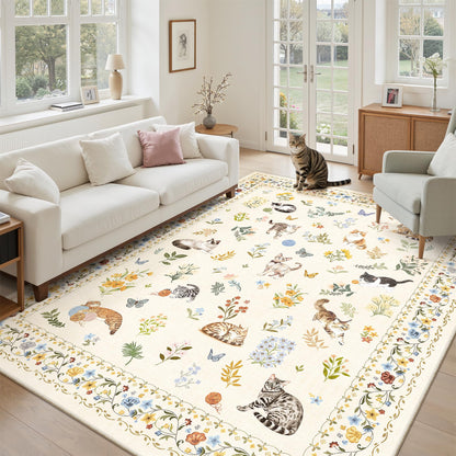 Soalmost Area Rugs for Living Room Dining Room Non-Slip Washable Rug