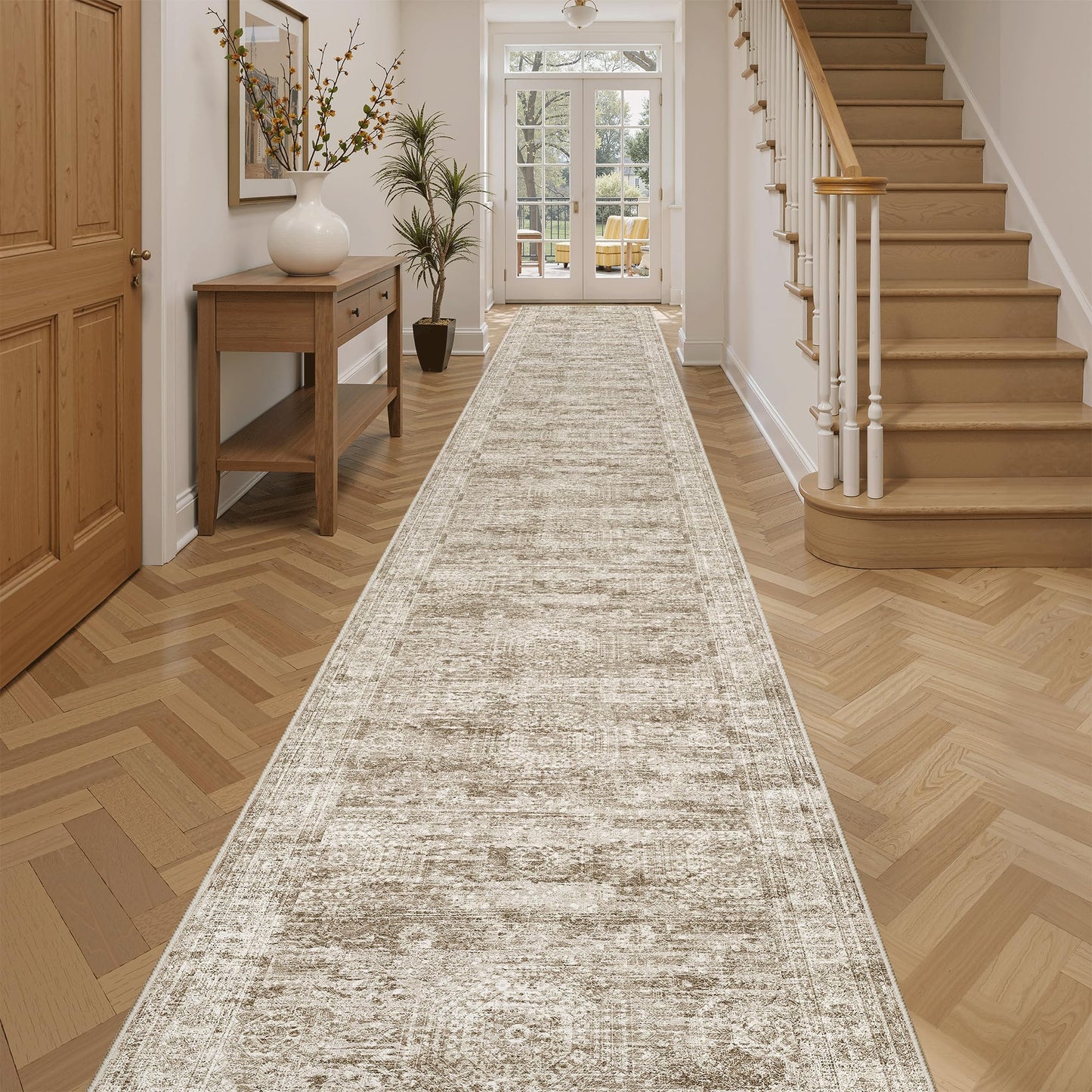 Soalmost Area Rugs for Living Room Dining Room Non-Slip Washable Rug
