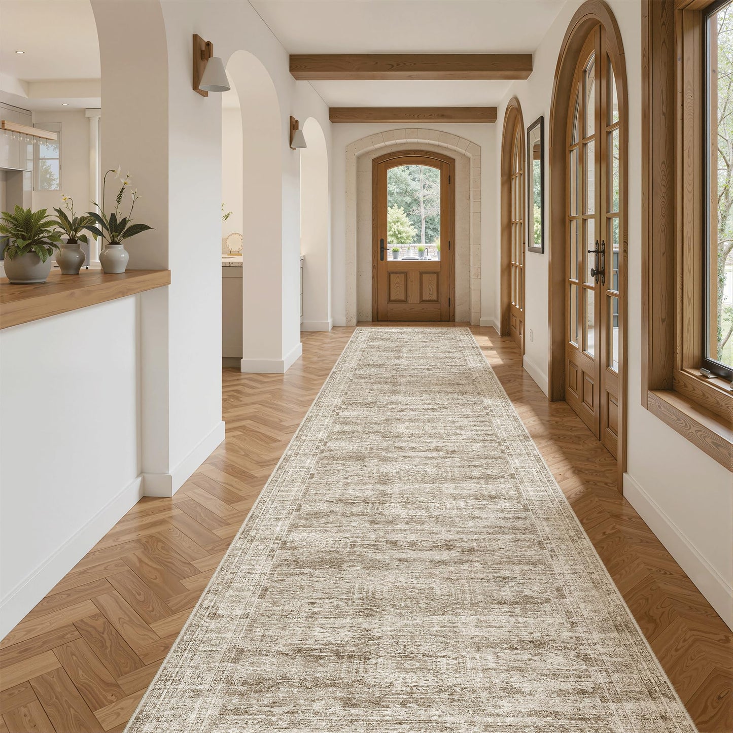 Soalmost Area Rugs for Living Room Dining Room Non-Slip Washable Rug