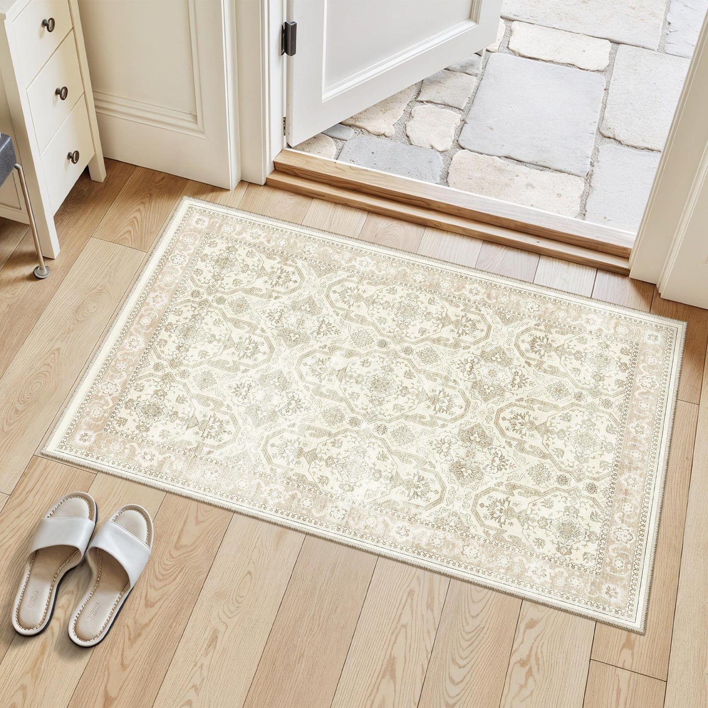 Soalmost Area Rugs for Living Room Dining Room Non-Slip Washable Rug