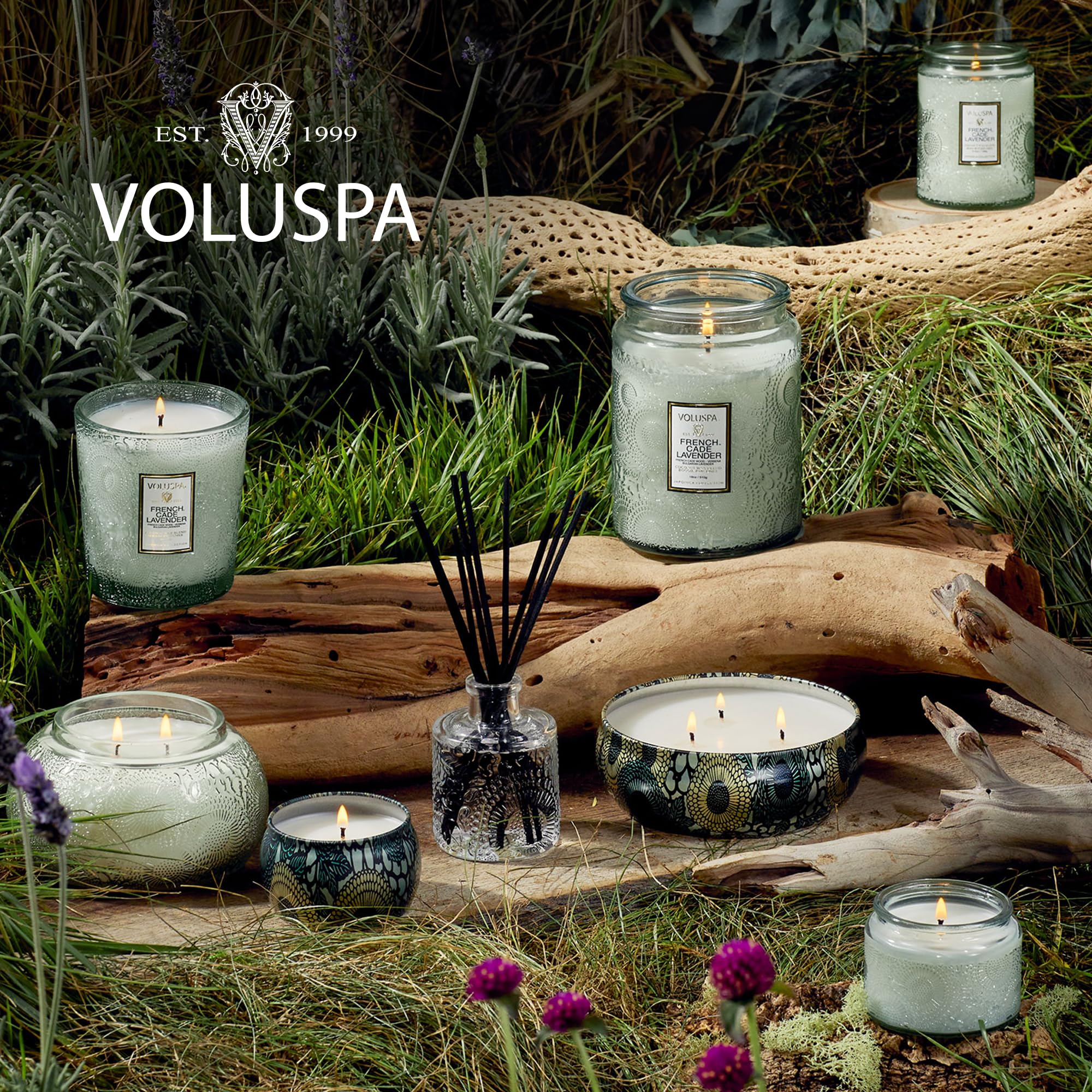 Luxury Scented Candle in Japonica Jar with Coconut Wax and Long Burn Time Vegan Home Decor