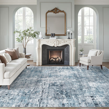 Soalmost Area Rugs for Living Room Dining Room Non-Slip Washable Rug