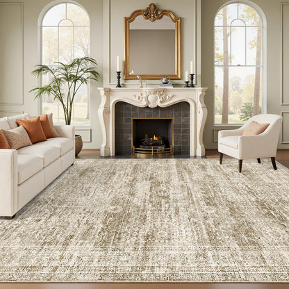 Soalmost Area Rugs for Living Room Dining Room Non-Slip Washable Rug