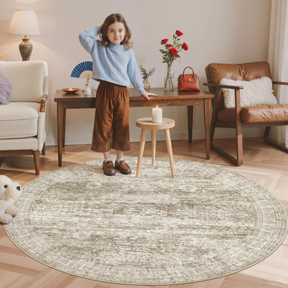 Soalmost Area Rugs for Living Room Dining Room Non-Slip Washable Rug