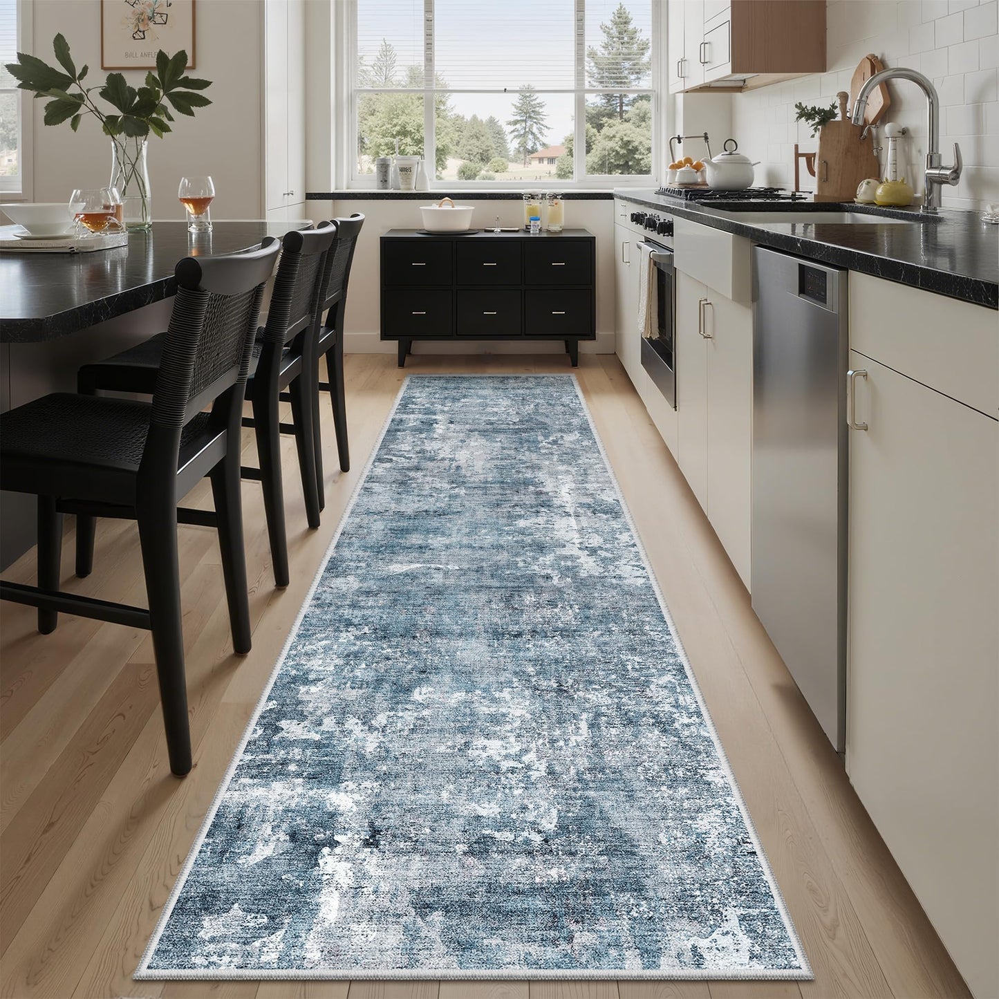Soalmost Area Rugs for Living Room Dining Room Non-Slip Washable Rug