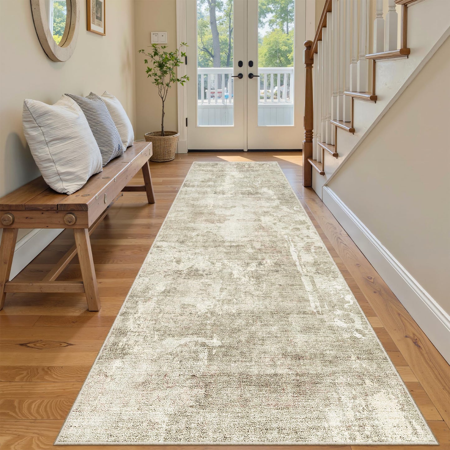 Soalmost Area Rugs for Living Room Dining Room Non-Slip Washable Rug