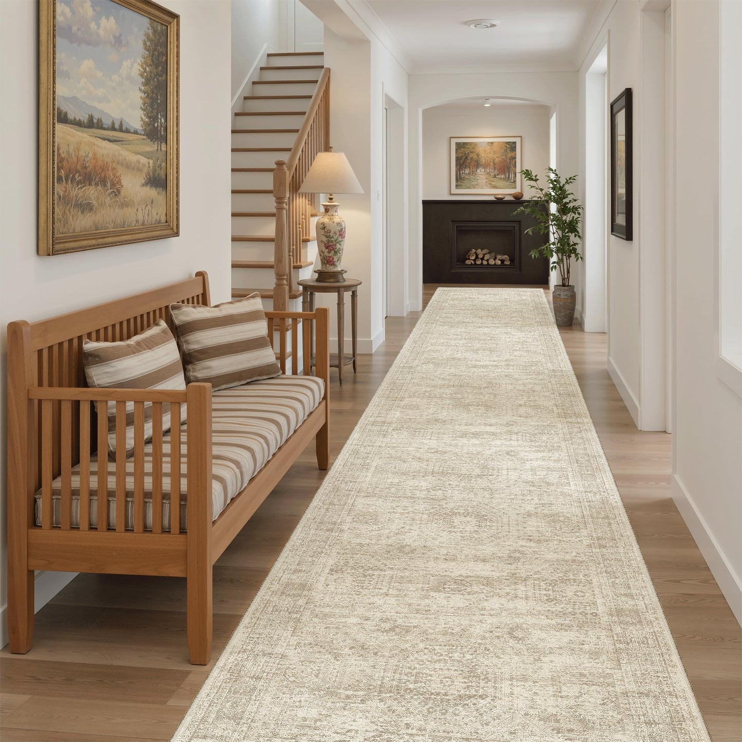 Soalmost Area Rugs for Living Room Dining Room Non-Slip Washable Rug