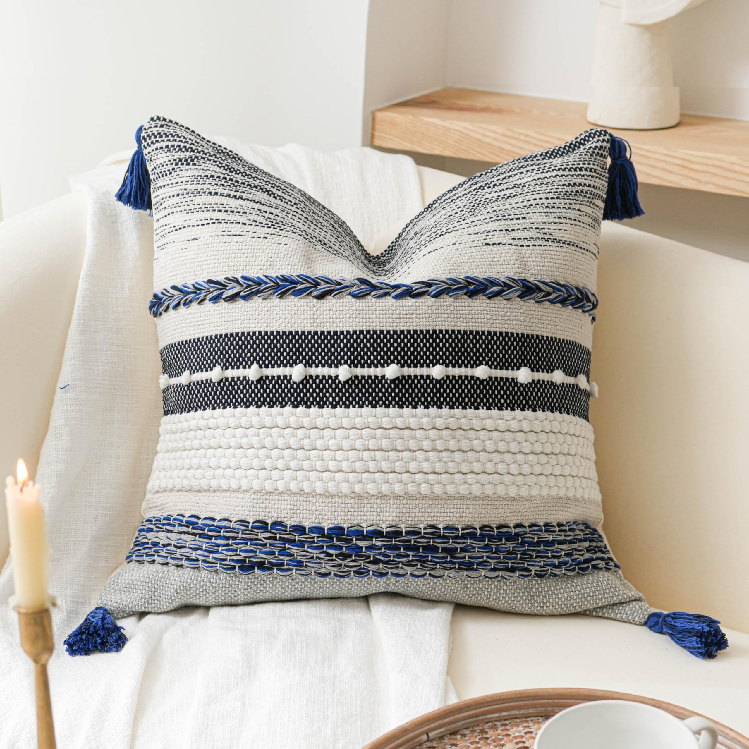 BlissBlush Colorful Pillow Cover