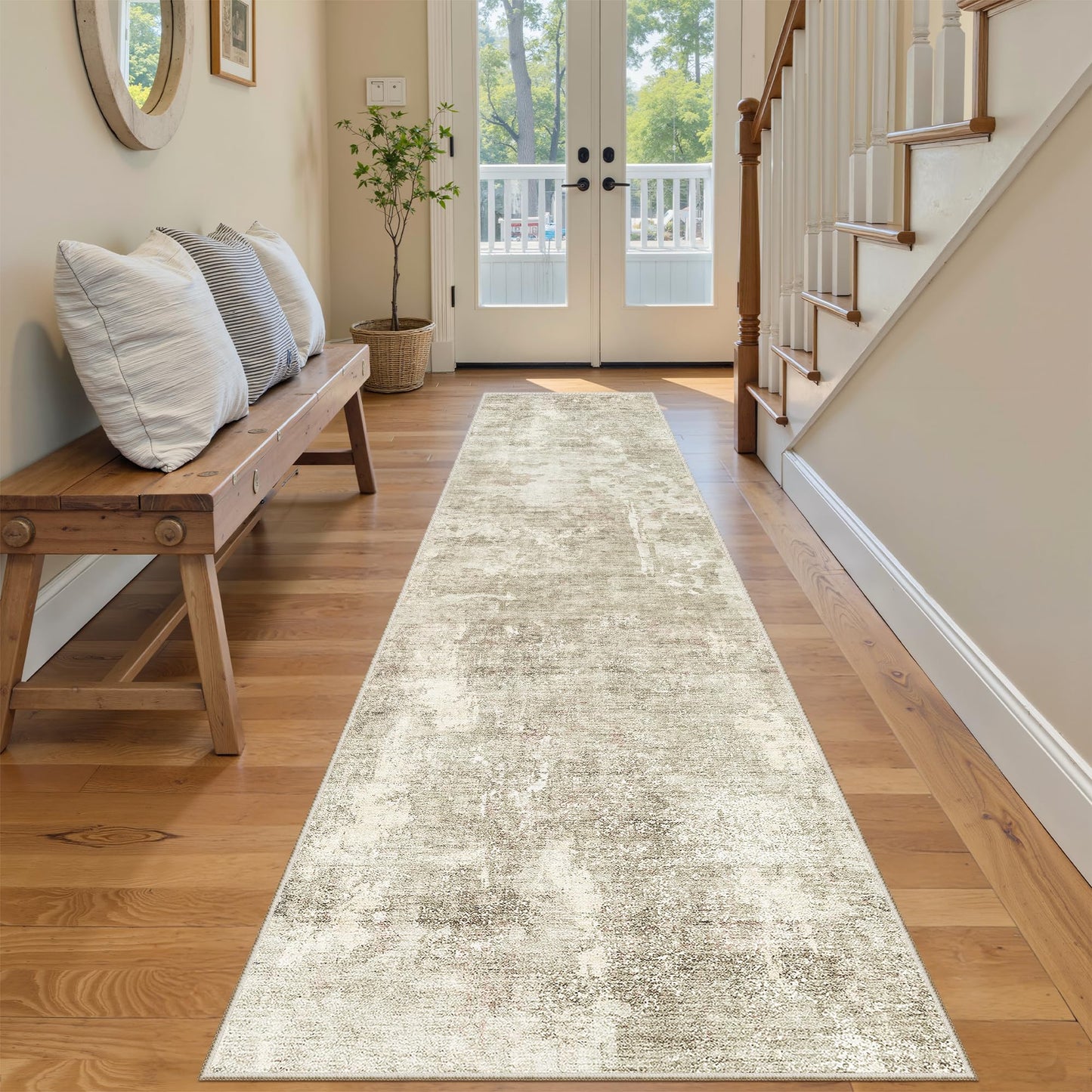 Soalmost Area Rugs for Living Room Dining Room Non-Slip Washable Rug