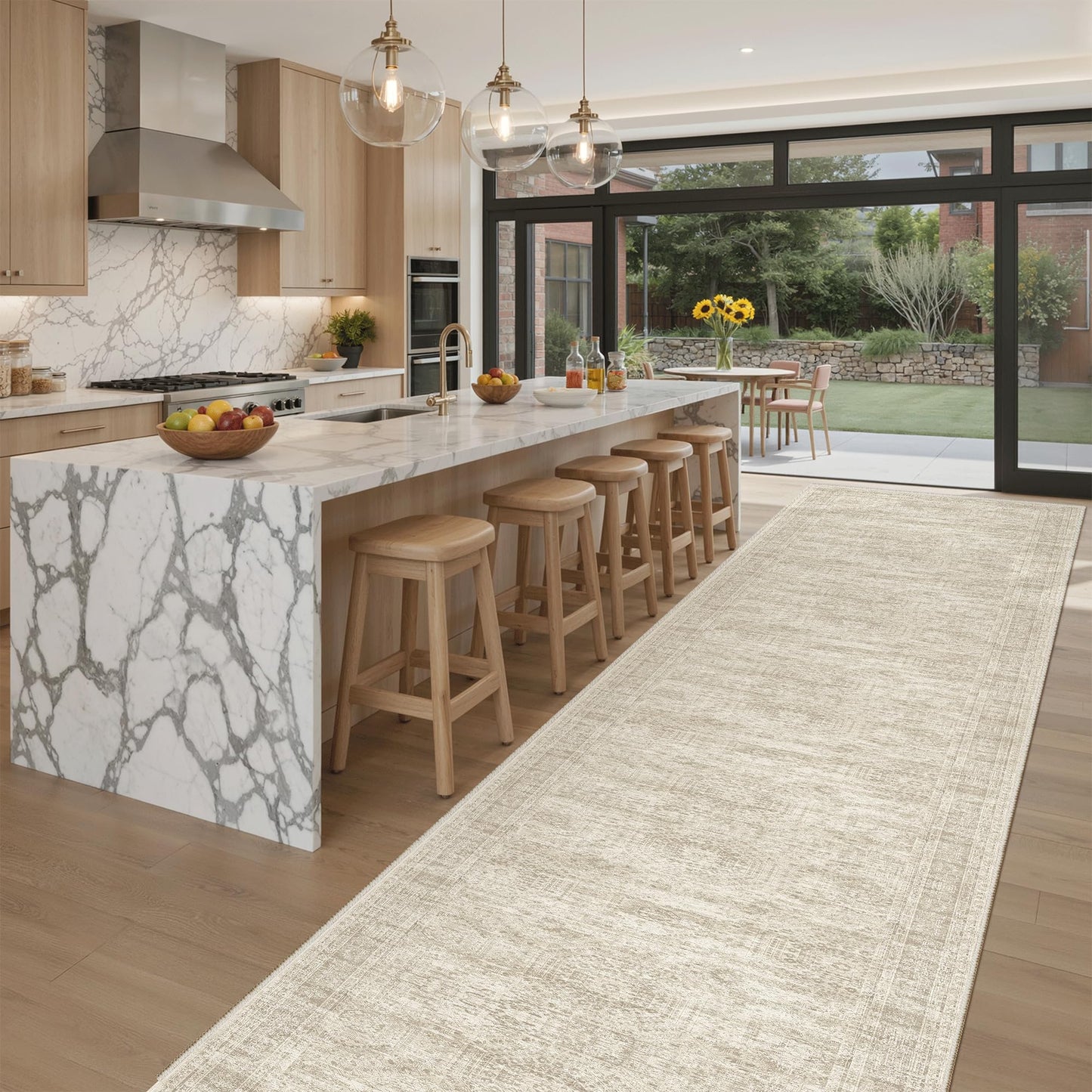 Soalmost Area Rugs for Living Room Dining Room Non-Slip Washable Rug