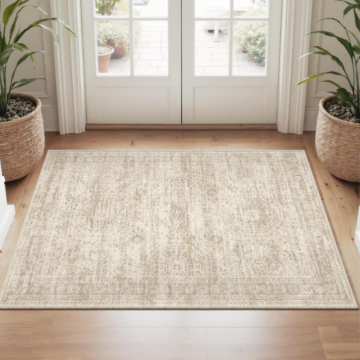 Soalmost Area Rugs for Living Room Dining Room Non-Slip Washable Rug
