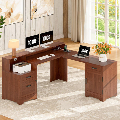 Whalefall 55'' Farmhouse Home Office Desk