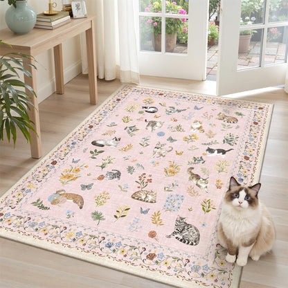 Soalmost Area Rugs for Living Room Dining Room Non-Slip Washable Rug