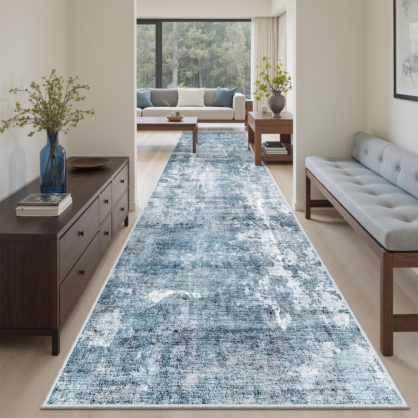 Soalmost Area Rugs for Living Room Dining Room Non-Slip Washable Rug