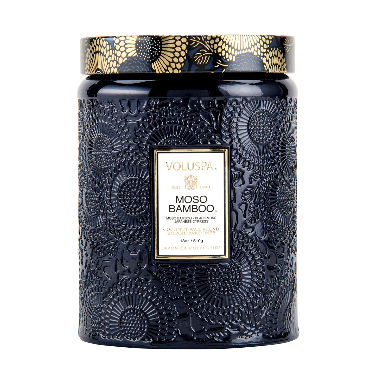 Luxury Scented Candle in Japonica Jar with Coconut Wax and Long Burn Time Vegan Home Decor