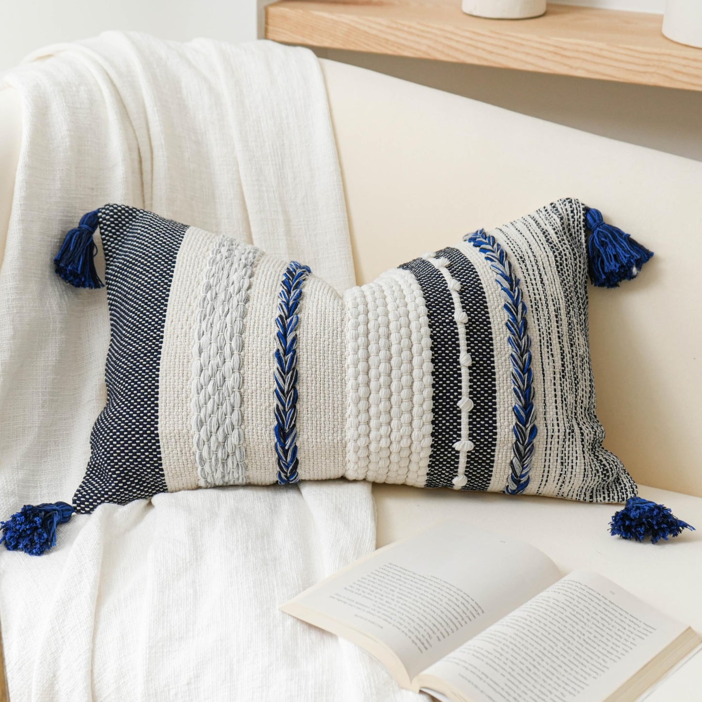 BlissBlush Colorful Pillow Cover
