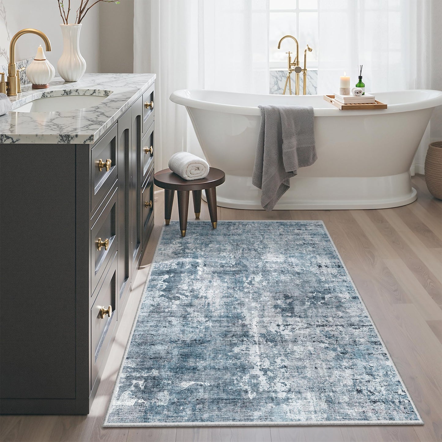 Soalmost Area Rugs for Living Room Dining Room Non-Slip Washable Rug