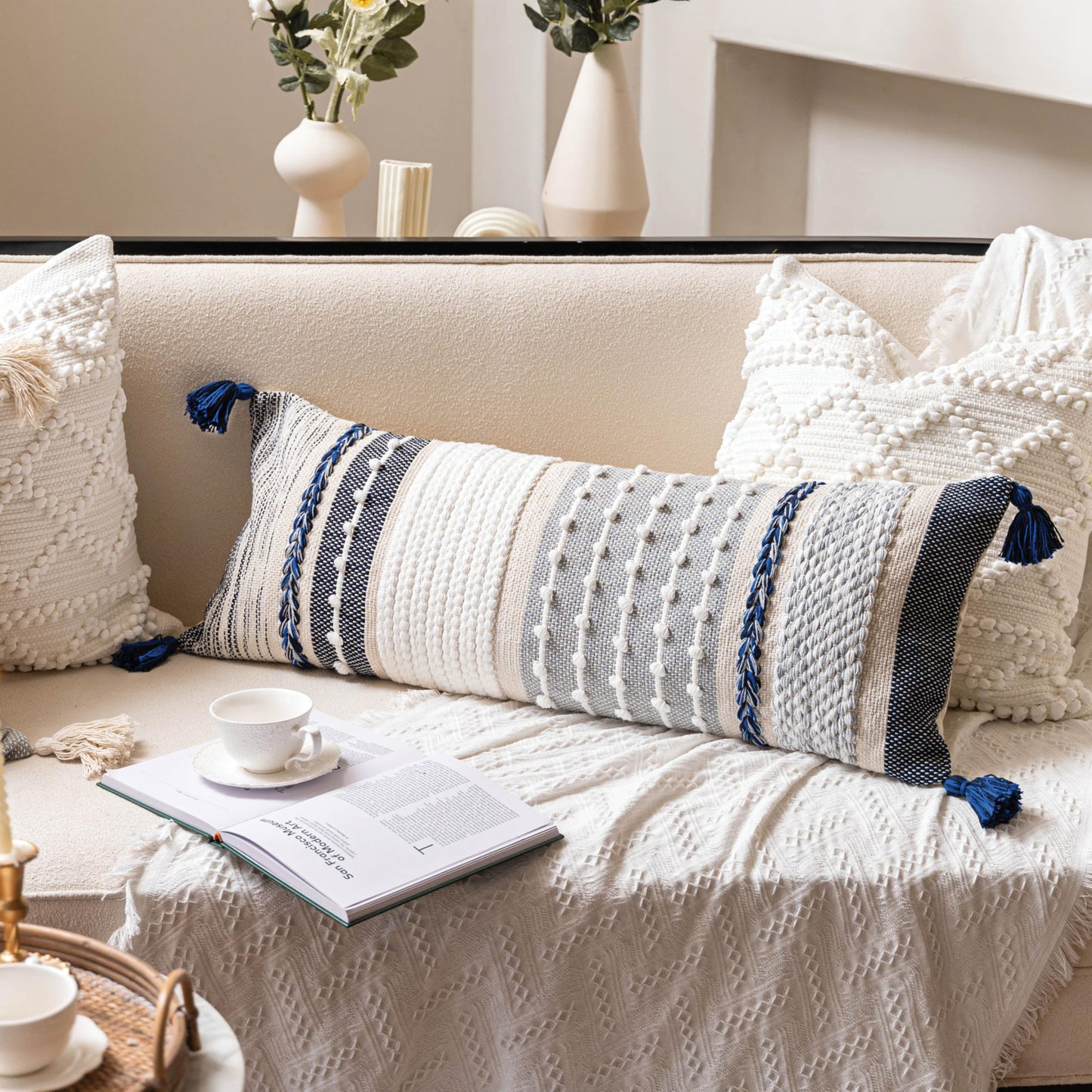 BlissBlush Colorful Pillow Cover