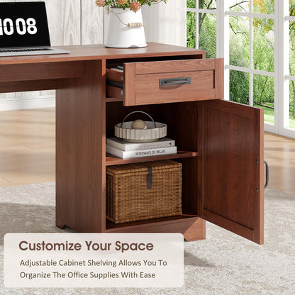 Whalefall 55'' Farmhouse Home Office Desk