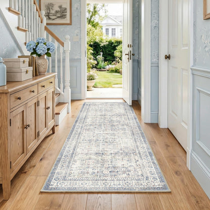 FMFUNCTEX Vintage Distressed Oriental Rug