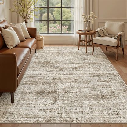 Soalmost Area Rugs for Living Room Dining Room Non-Slip Washable Rug