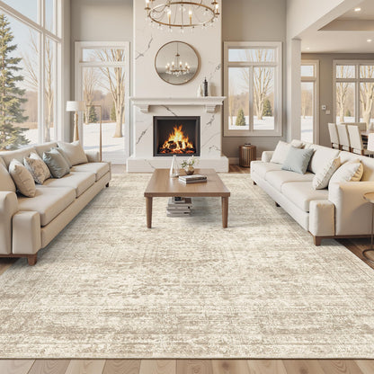 Soalmost Area Rugs for Living Room Dining Room Non-Slip Washable Rug