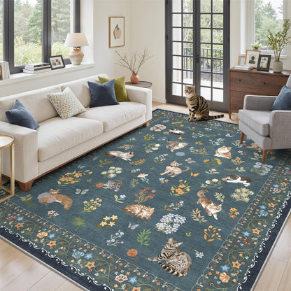 Soalmost Area Rugs for Living Room Dining Room Non-Slip Washable Rug