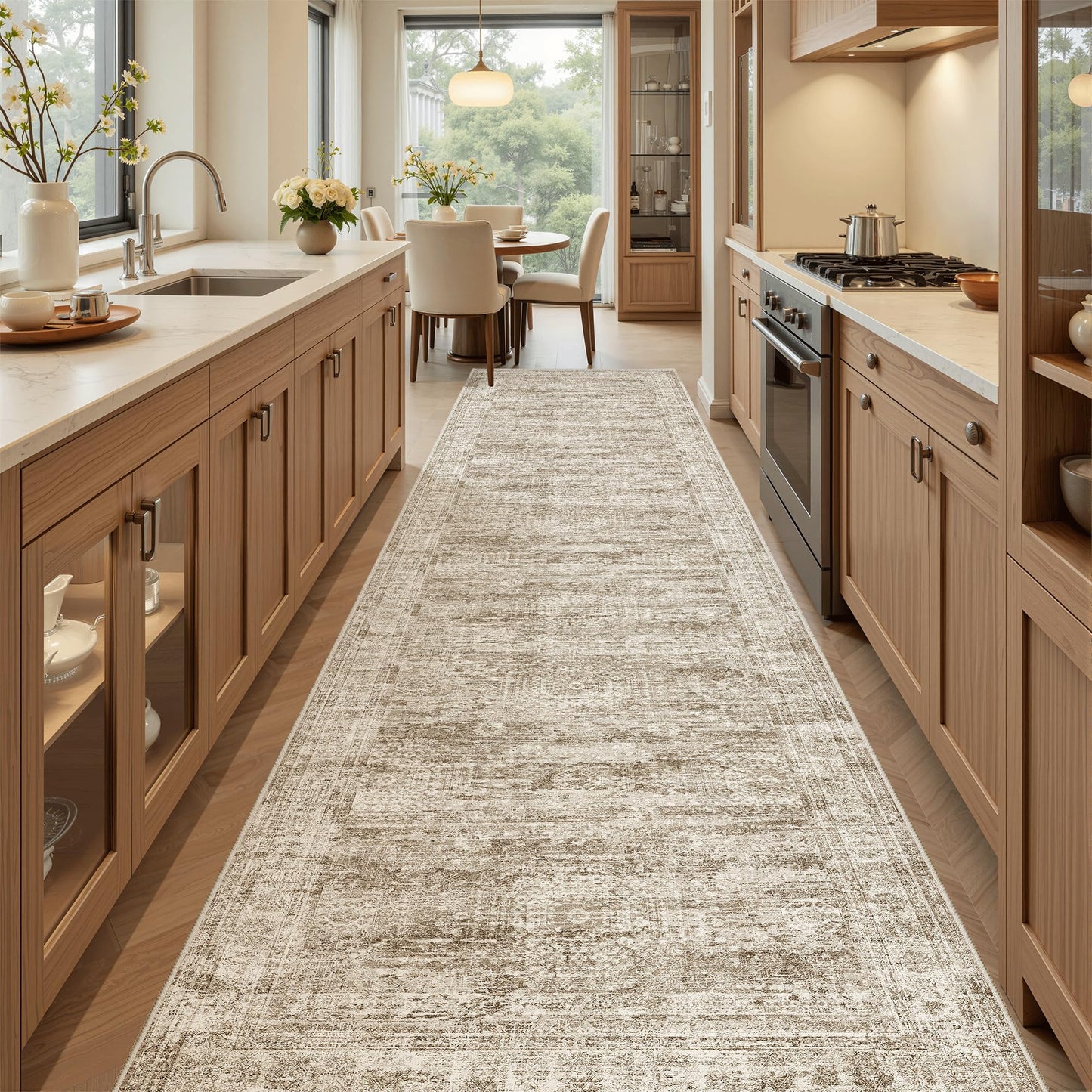 Soalmost Area Rugs for Living Room Dining Room Non-Slip Washable Rug