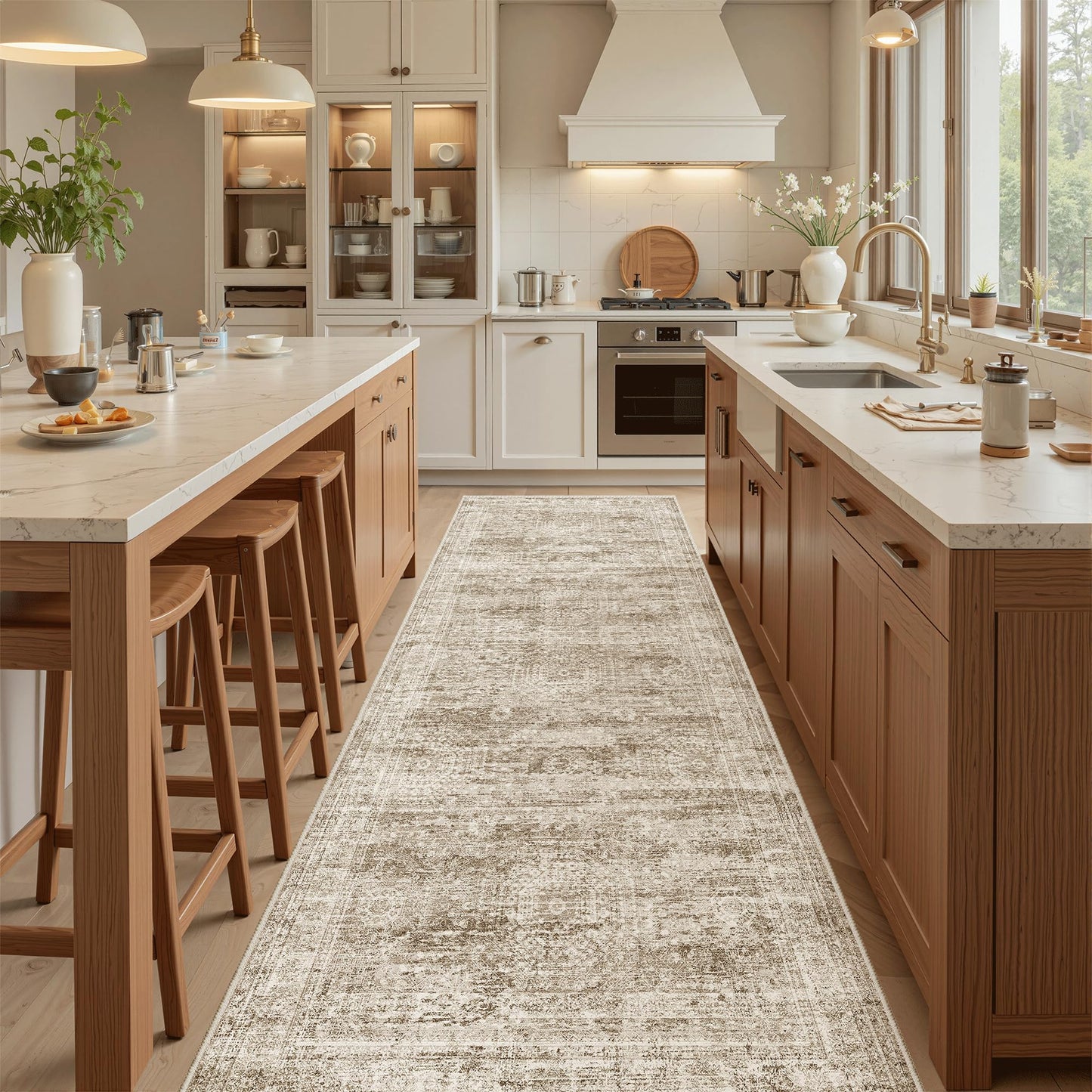Soalmost Area Rugs for Living Room Dining Room Non-Slip Washable Rug