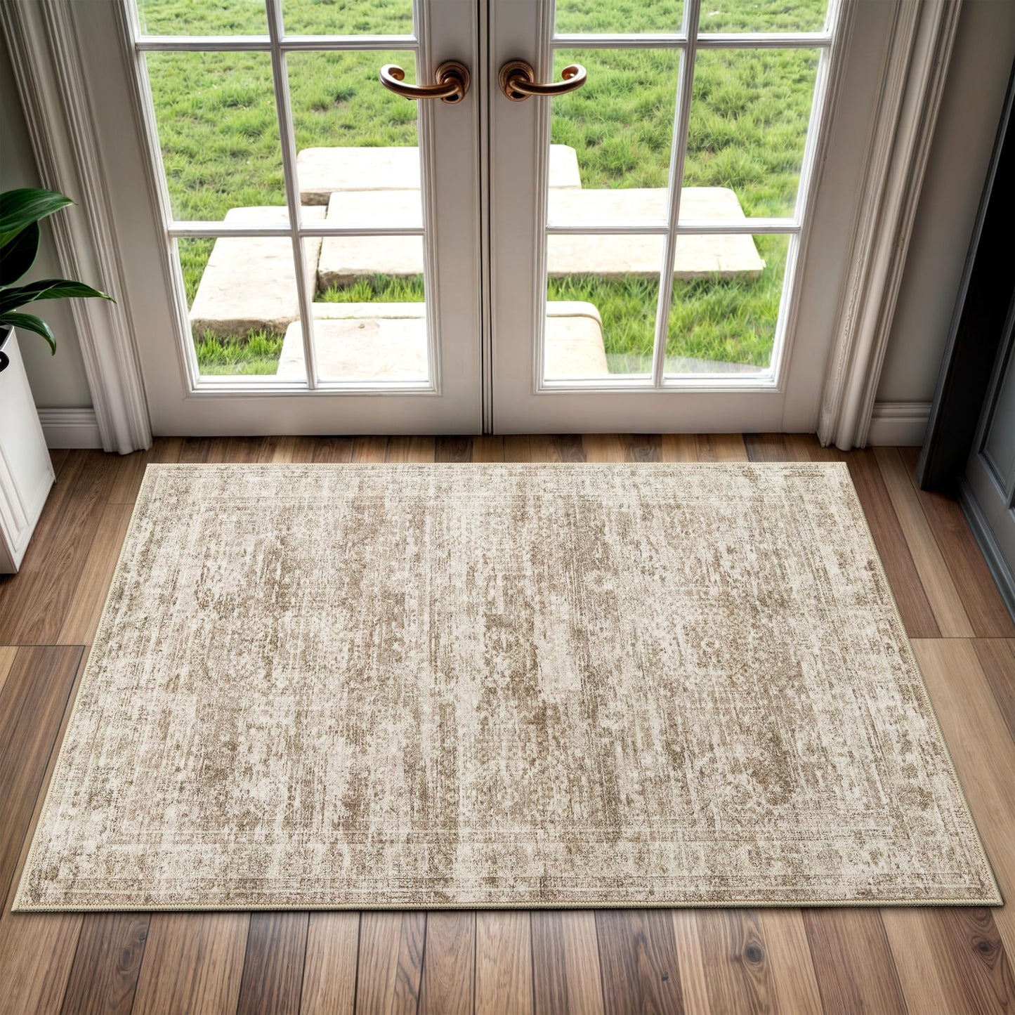 Soalmost Area Rugs for Living Room Dining Room Non-Slip Washable Rug