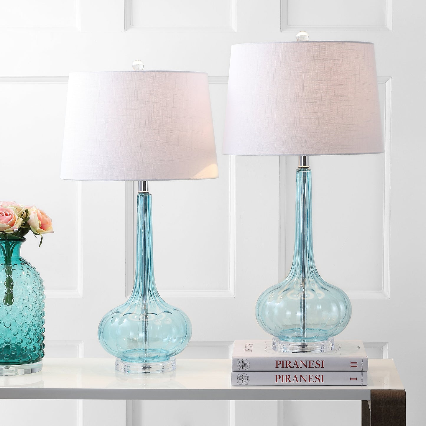 JONATHAN Y JYL1079A-SET2 Bette Teardrop Table Lamp