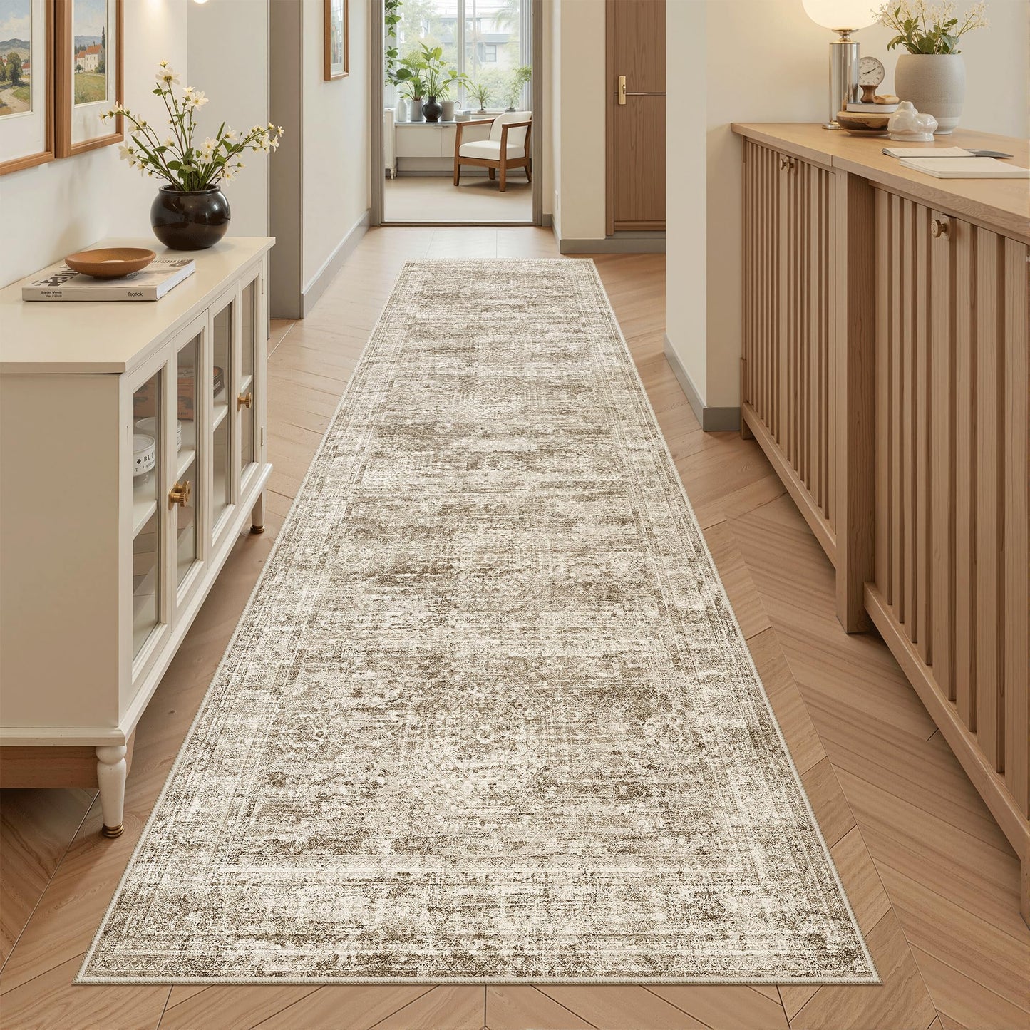 Soalmost Area Rugs for Living Room Dining Room Non-Slip Washable Rug