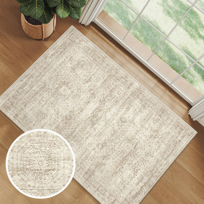 Soalmost Area Rugs for Living Room Dining Room Non-Slip Washable Rug