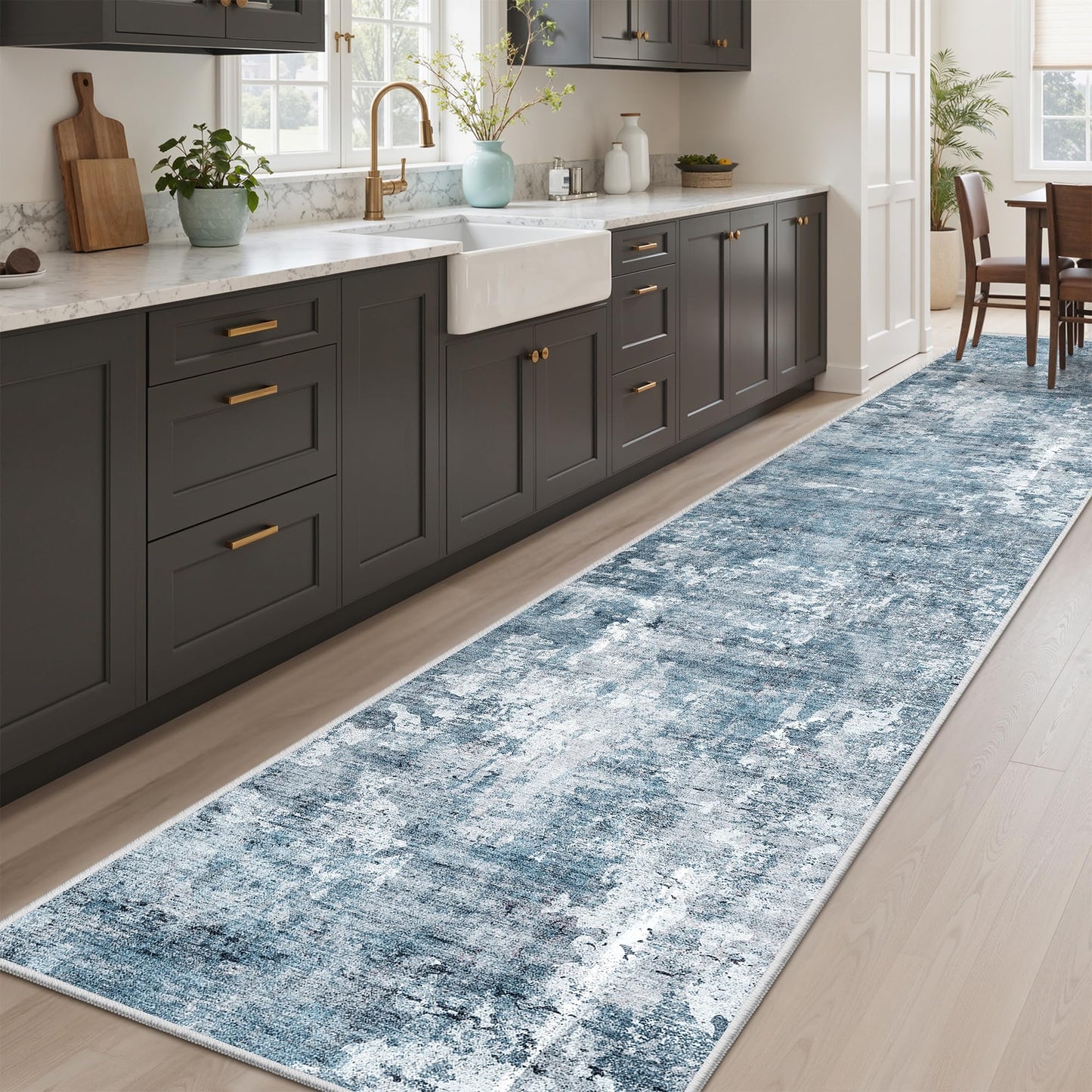 Soalmost Area Rugs for Living Room Dining Room Non-Slip Washable Rug