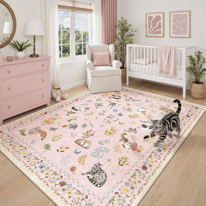 Soalmost Area Rugs for Living Room Dining Room Non-Slip Washable Rug