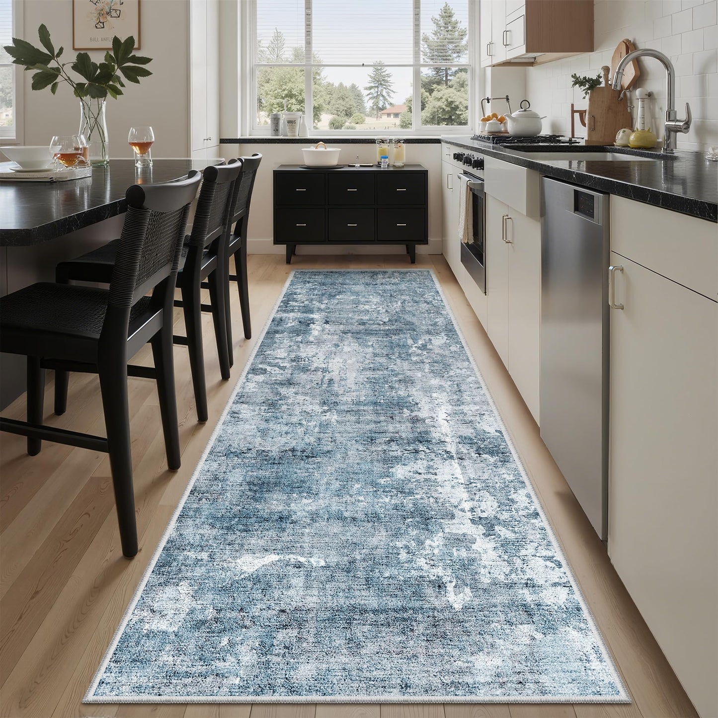 Soalmost Area Rugs for Living Room Dining Room Non-Slip Washable Rug