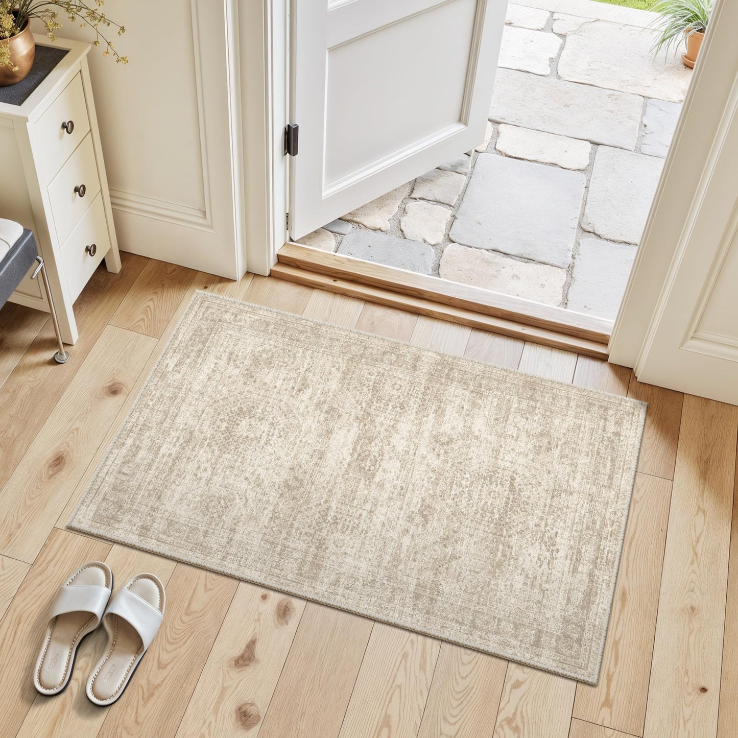 Soalmost Area Rugs for Living Room Dining Room Non-Slip Washable Rug