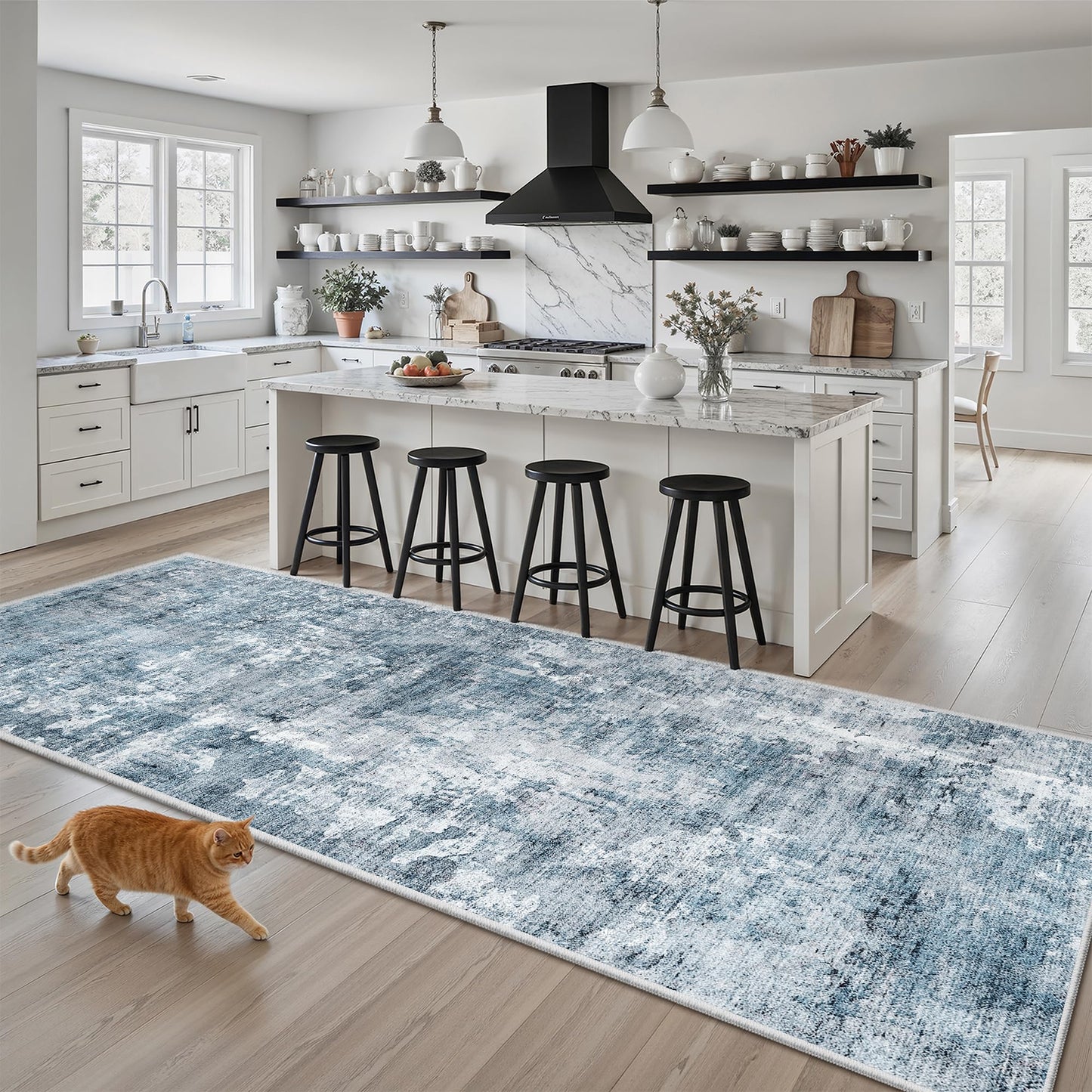 Soalmost Area Rugs for Living Room Dining Room Non-Slip Washable Rug