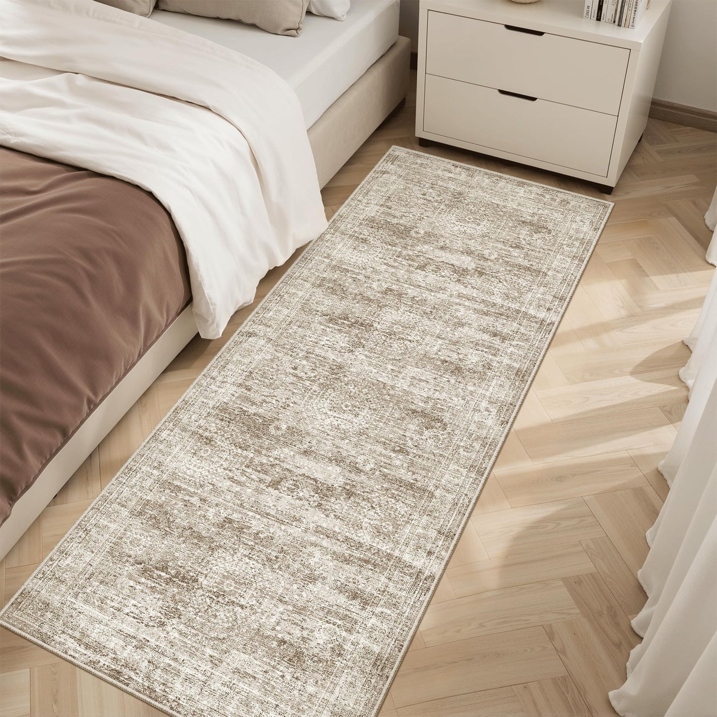Soalmost Area Rugs for Living Room Dining Room Non-Slip Washable Rug