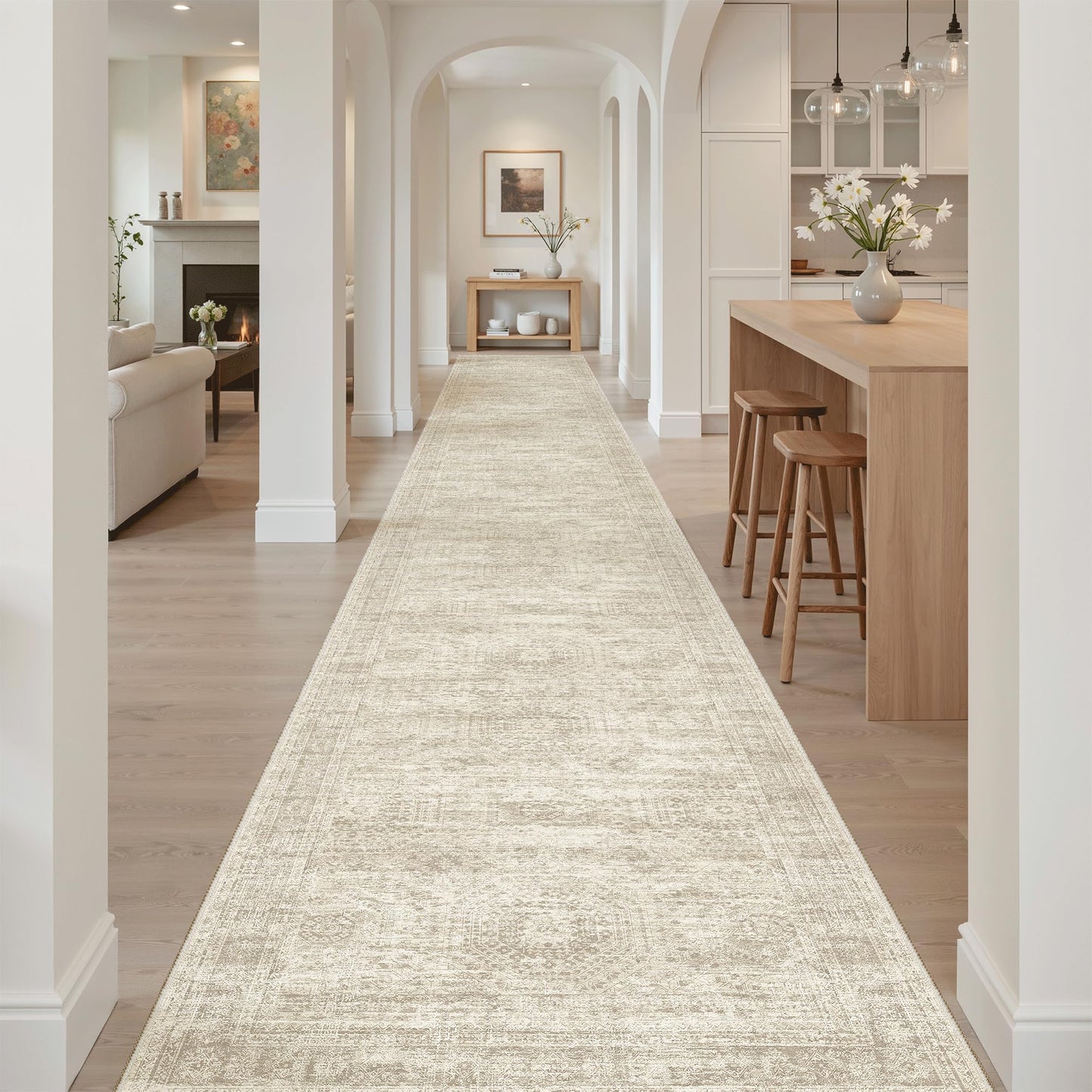 Soalmost Area Rugs for Living Room Dining Room Non-Slip Washable Rug