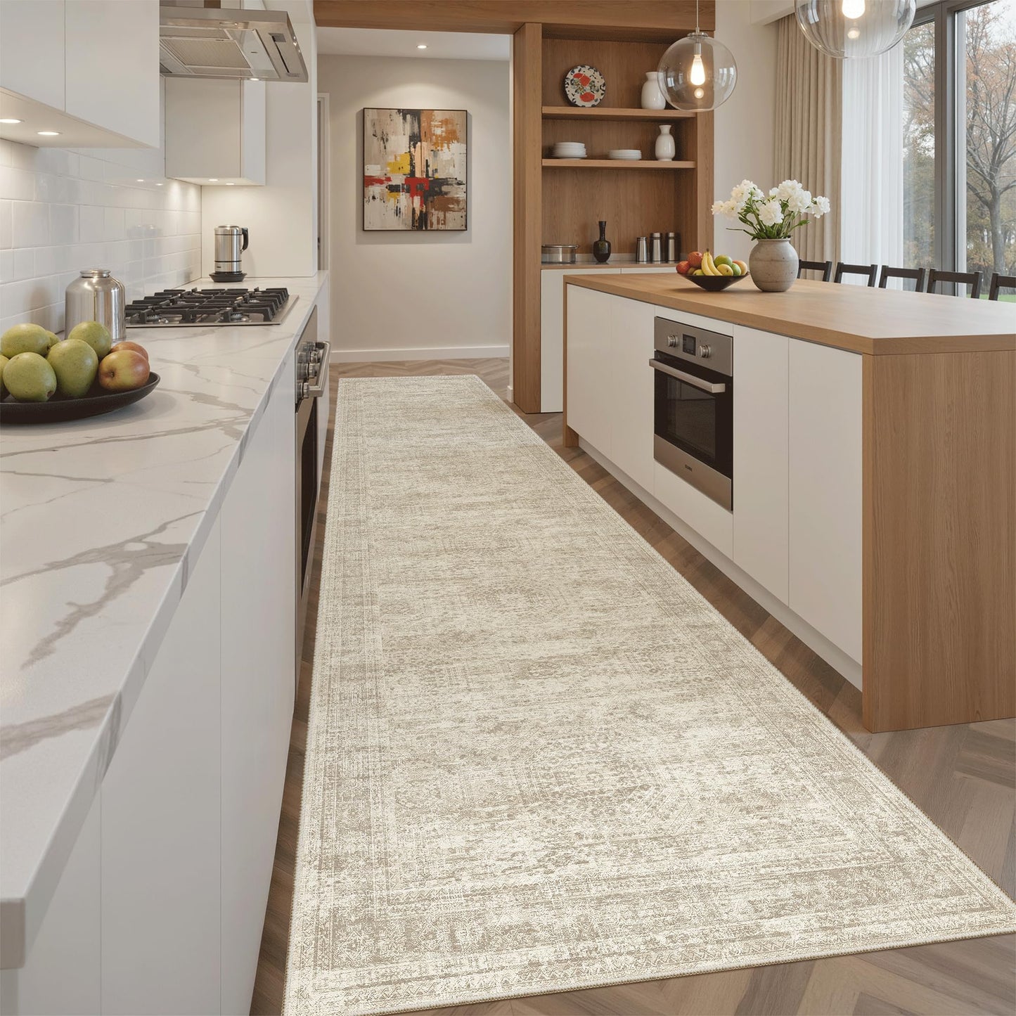 Soalmost Area Rugs for Living Room Dining Room Non-Slip Washable Rug