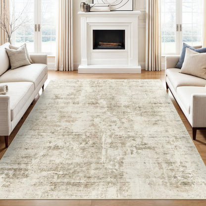 Soalmost Area Rugs for Living Room Dining Room Non-Slip Washable Rug