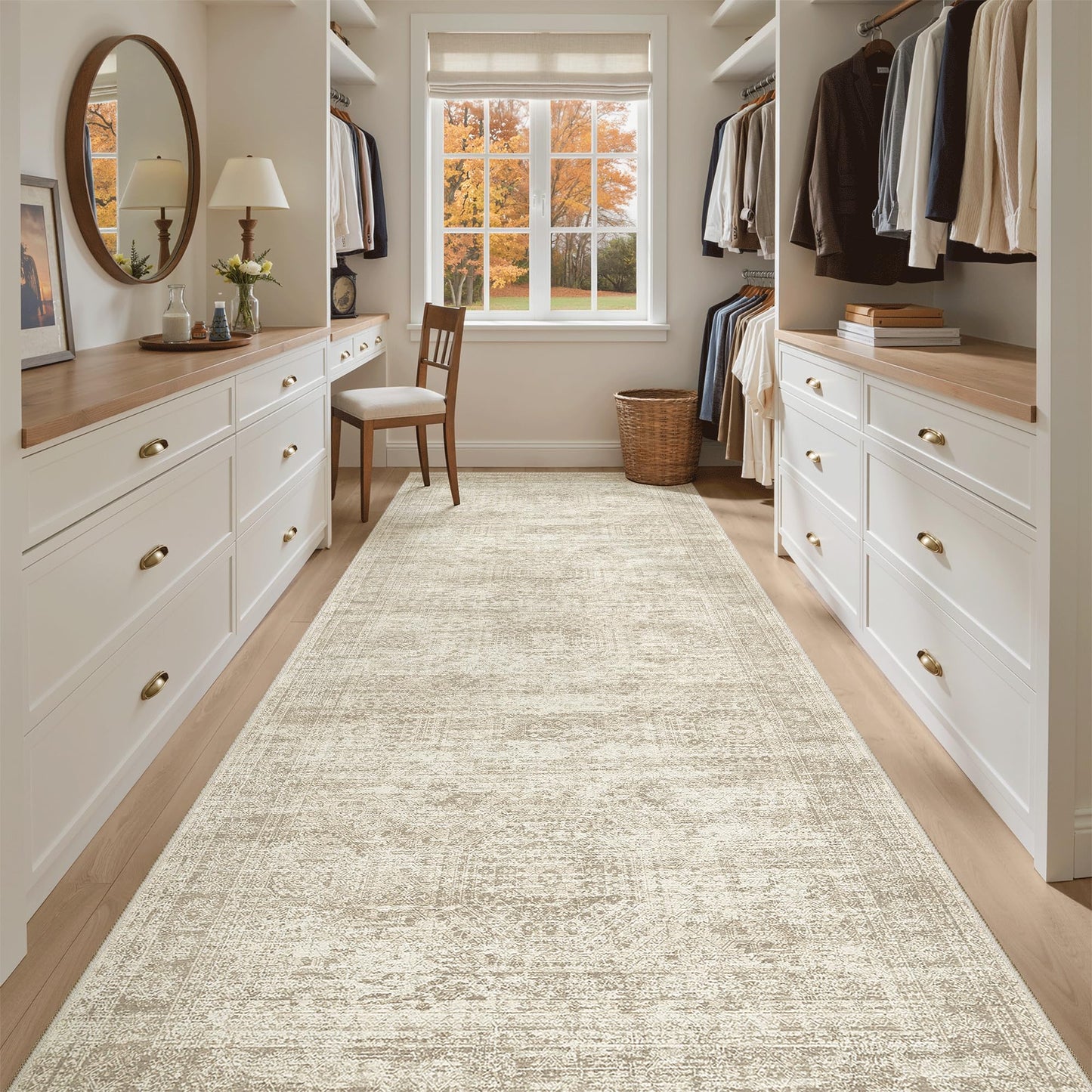 Soalmost Area Rugs for Living Room Dining Room Non-Slip Washable Rug