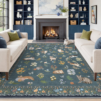 Soalmost Area Rugs for Living Room Dining Room Non-Slip Washable Rug