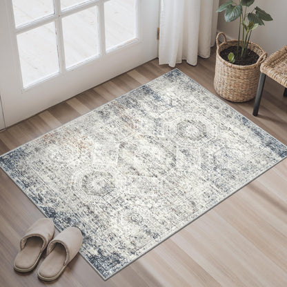 Soalmost Area Rugs for Living Room Dining Room Non-Slip Washable Rug